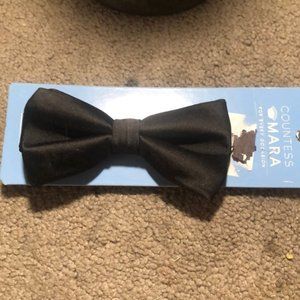 Countess Nara Black Now Tie. Formal wear. Unisex.